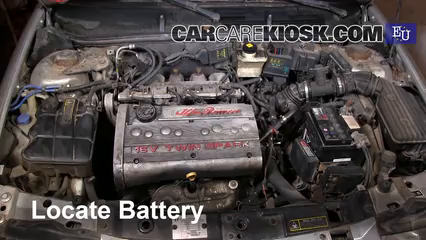1997 Alfa Romeo 145 T.Spark 1.4L 4 Cyl. Battery Replace